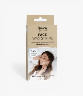 NATURAL Face wax strips