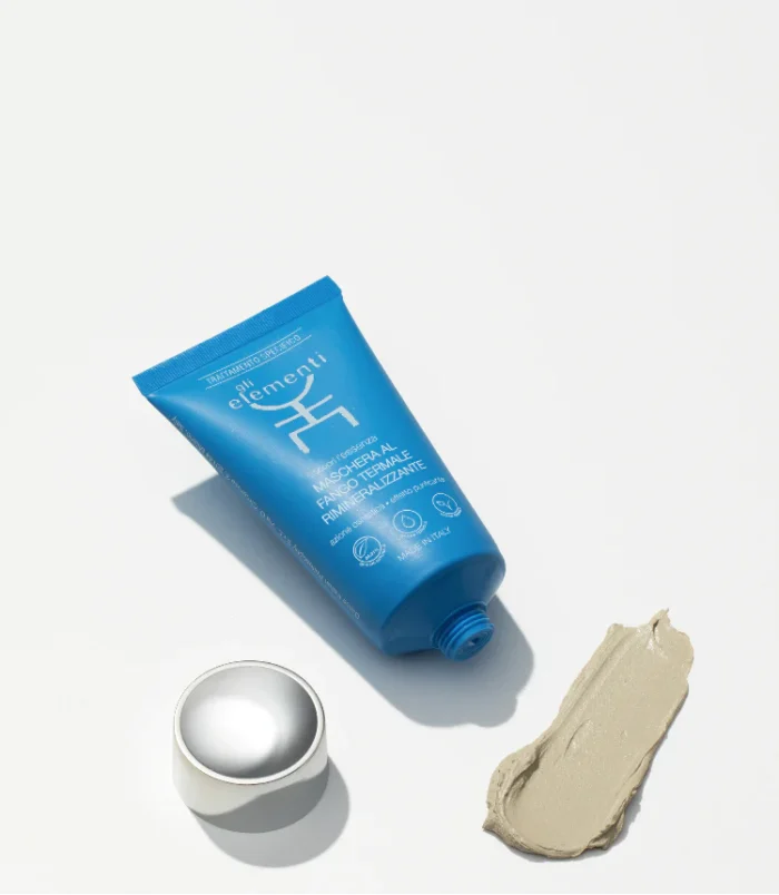 Remineralizing geothermal mud mask