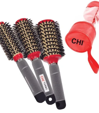 Ceramic Round Boar Brush Stylist Kit